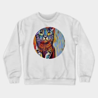 Daring floppy cat Crewneck Sweatshirt